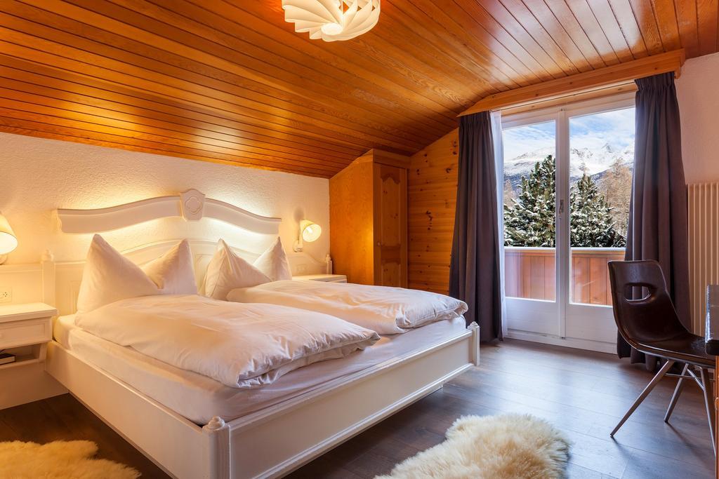 Hotel The Larix Ski-In Ski-Out Saas-Fee Exterior foto