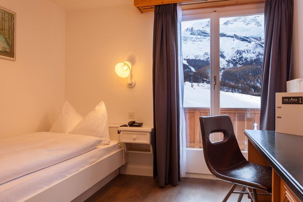 Hotel The Larix Ski-In Ski-Out Saas-Fee Exterior foto